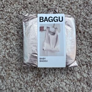 Baby Baggu Rose Gold Metallic Bag